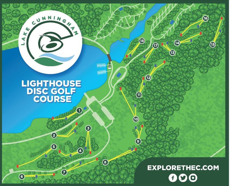 Lighthouse Disc golf Course at Lake Cunningham - Omaha, NE