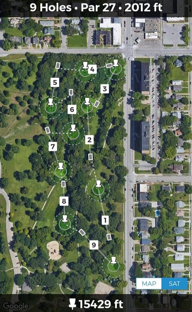 Hanscom Park Disc Golf Course - Omaha, NE