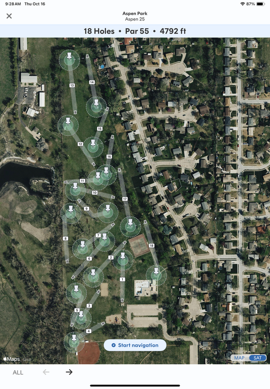 Aspen Park Disc Golf Course - Bellevue, NE